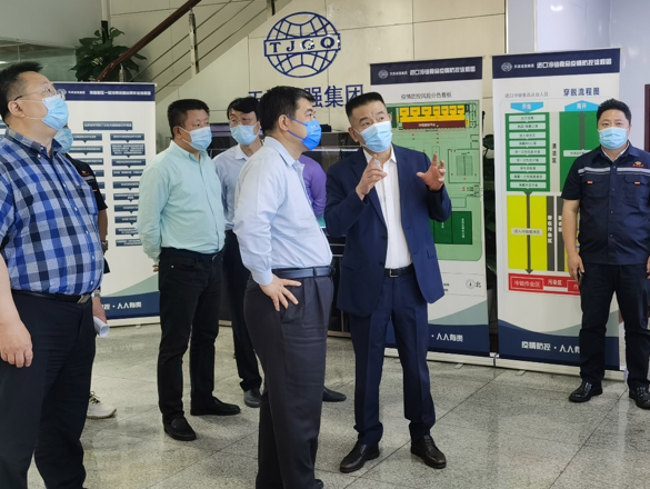 天津市政府領導蒞臨港強集團—市長現場部署工作解決企業問題
